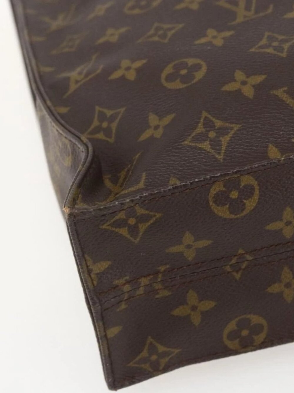 LOUIS VUITTON Monogram Sac Plat Hand Bag M51140 LV Auth am10353 - Picture 5 of 16